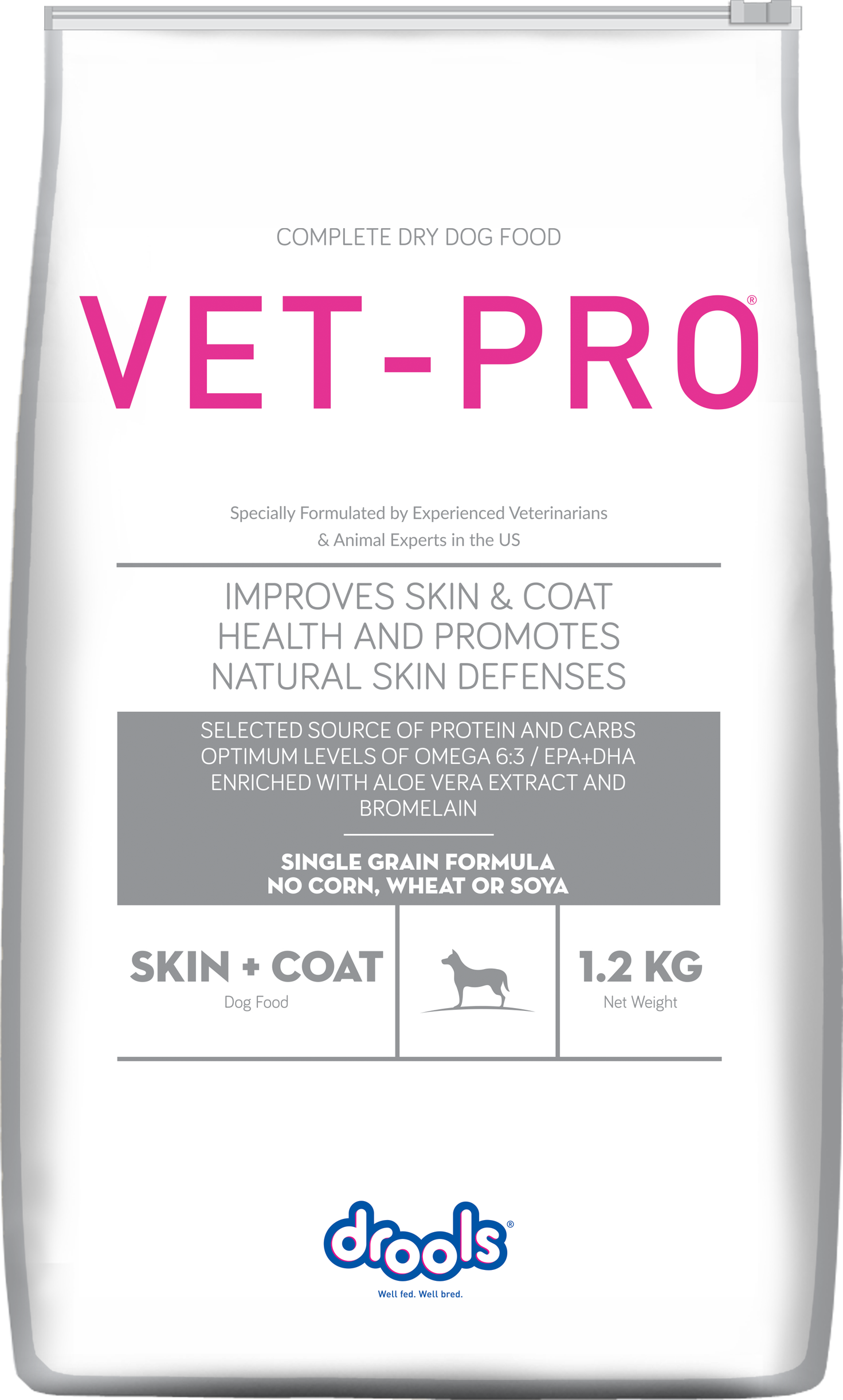 Drools Vet Pro Skin+Coat Dry Dog Food