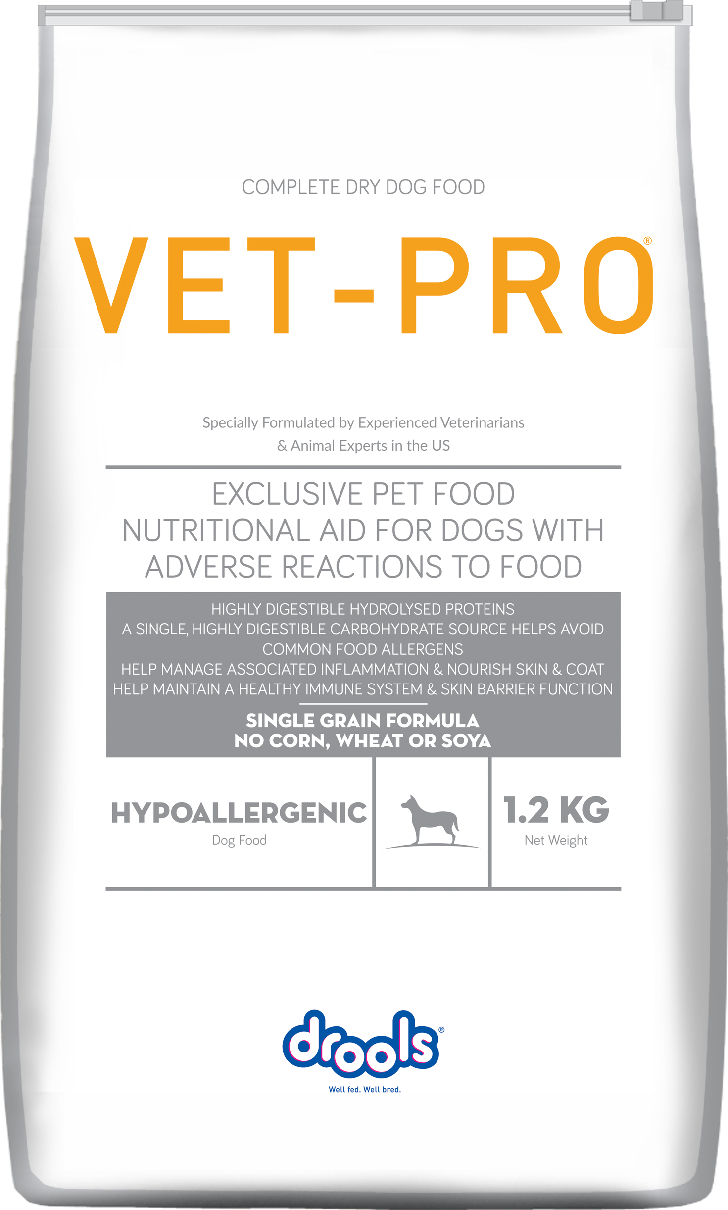 Drools Vet Pro Hypoallergenic Dry Dog Food