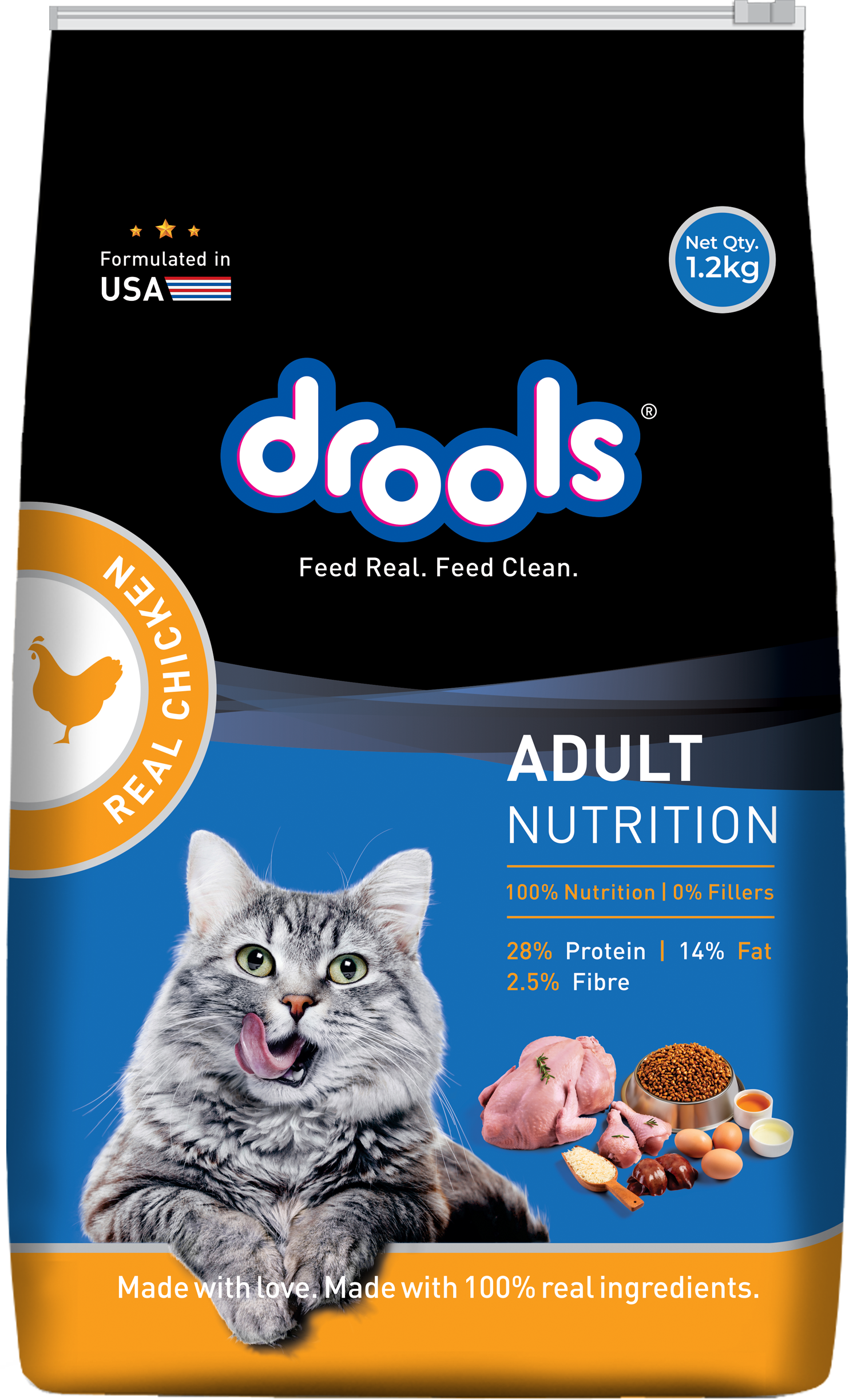Real Chicken Adult Cat Food
