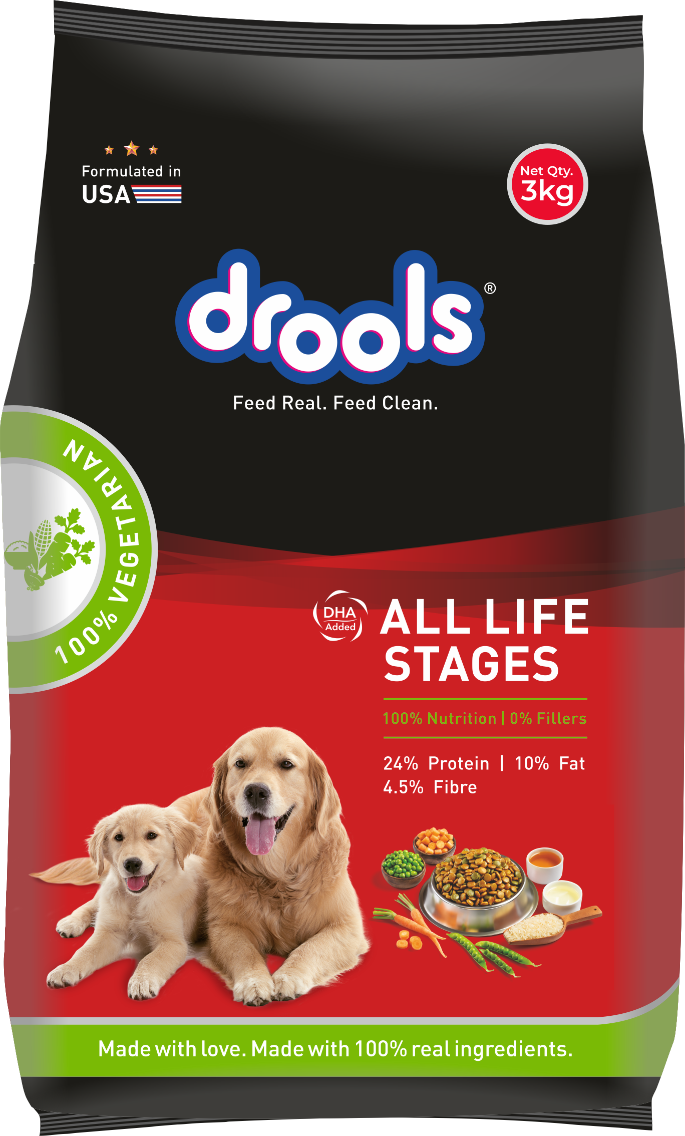 Drools 100% Vegetarian Adult Dog Food