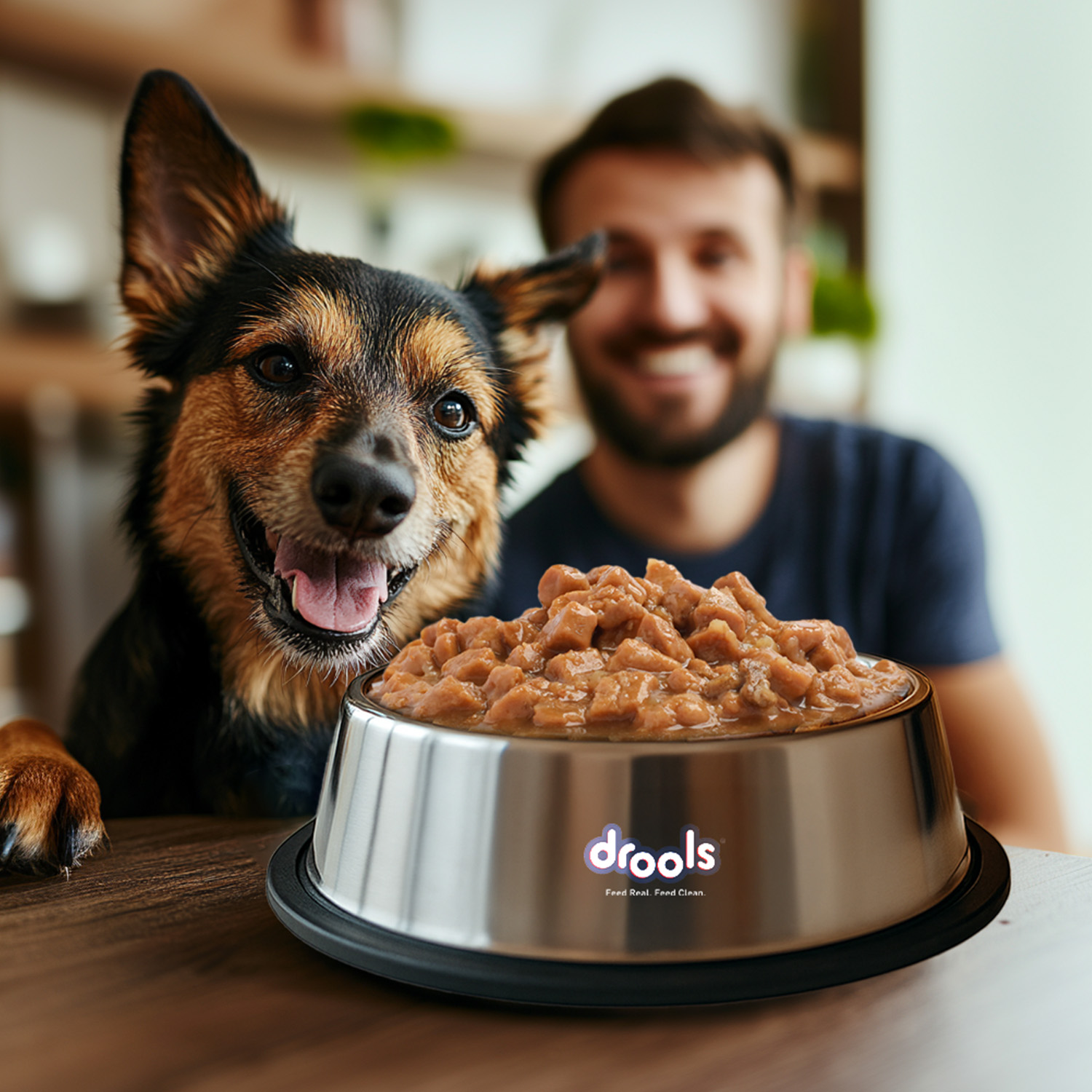Drools wet dog food with gravy