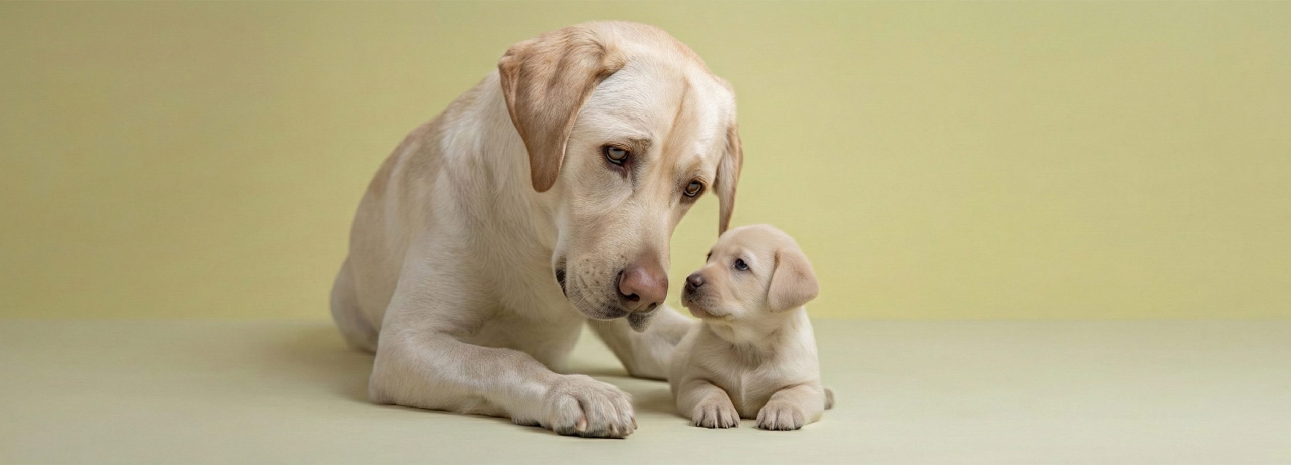 Happy Labrador dog sitting outdoors -India’s favourite family pet