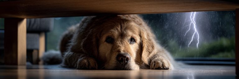 Why Are Dogs Afraid of Thunderstorms? Causes, Signs & How to Calm Them